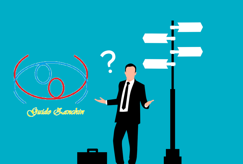 uomo confuso o indeciso