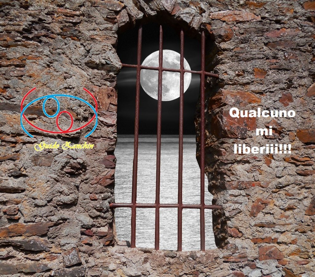 sbarre, chiaro di luna