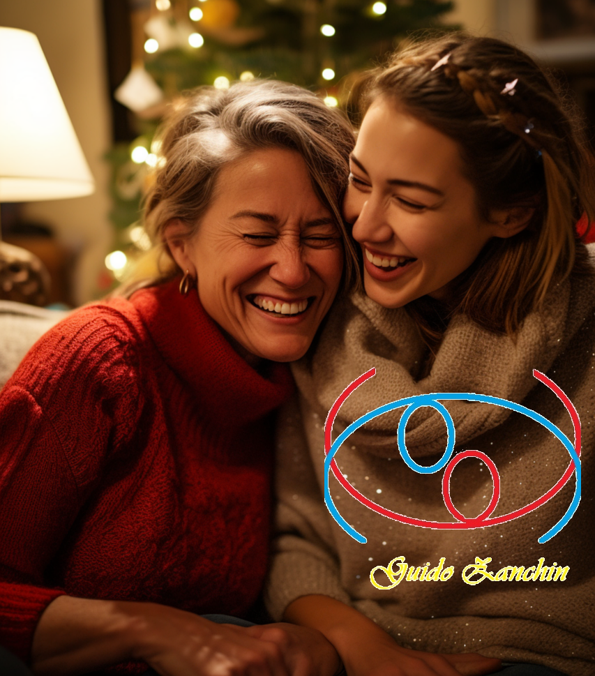 due donne che ridono in foto per divertirsi,