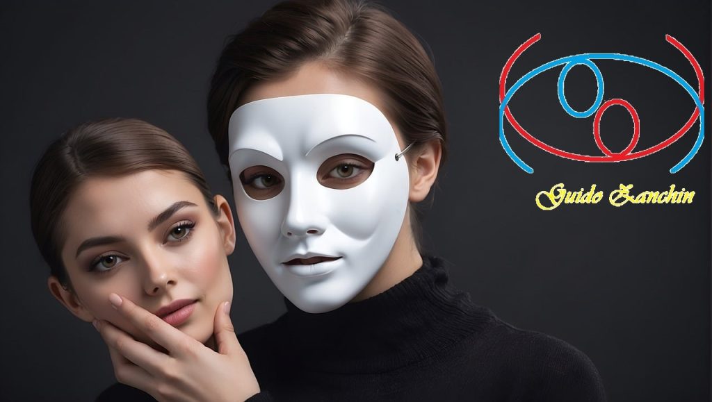 Ci vuole coraggio per crescere e diventare chi sei veramente 5 maschera indossata e viso in mano