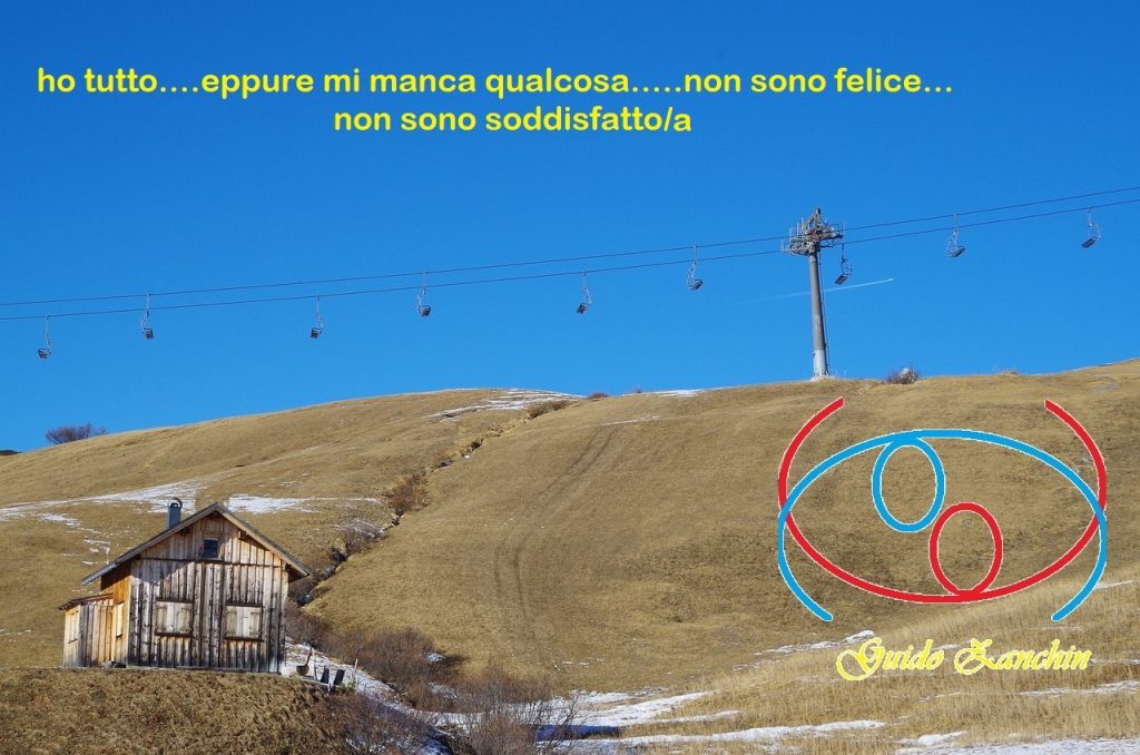 mancanza, montagna senza neve desiderio di non si sa cosa