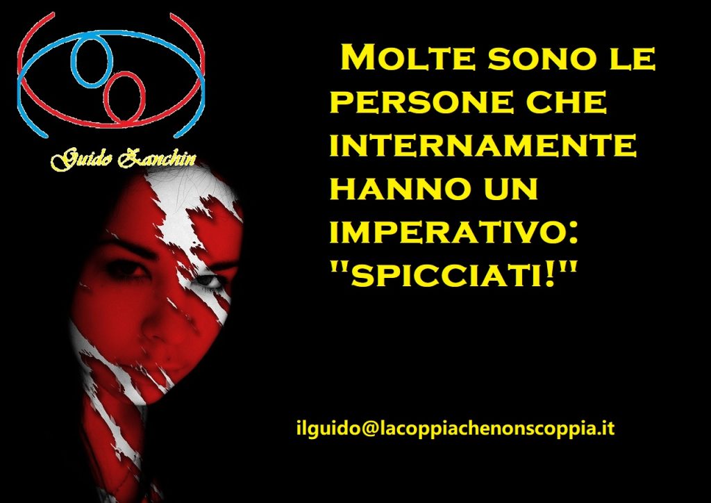 viso di donna, imperativo, spicciati