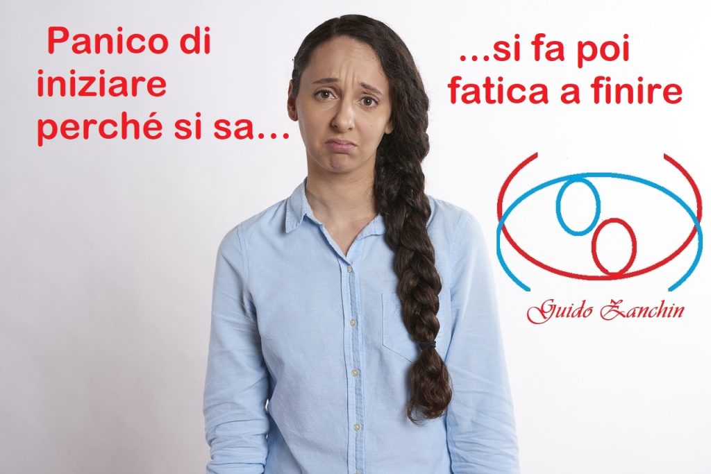 funzionali: donna col panico di iniziare